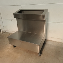 s/s Cutlery trolley